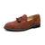 Suede Stitches Round Toe Classic Shoes