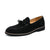 Suede Stitches Round Toe Classic Shoes
