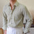 Sleek and Sophisticated: Men's Color Contrast Stripe Business Shirt