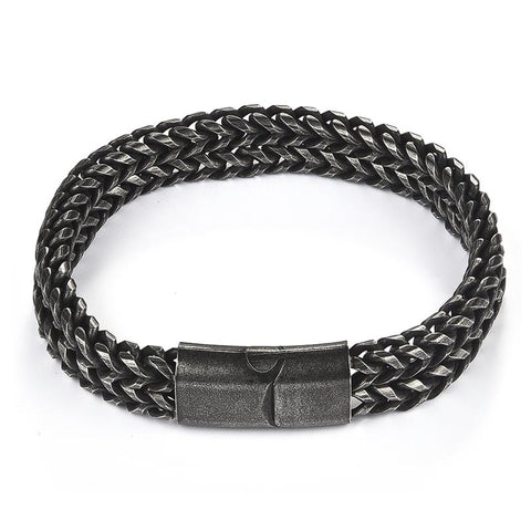 Double Chain Men's Bracelet