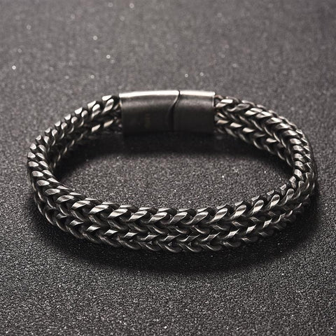 Double Chain Men's Bracelet