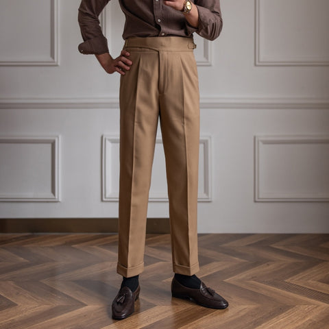 British Style Suit Pant Mens Formal Pant