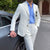 Seersucker Italian Style British Slim Fit Suit