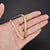 Gold Plated Stainless Steel Flat Bracelet